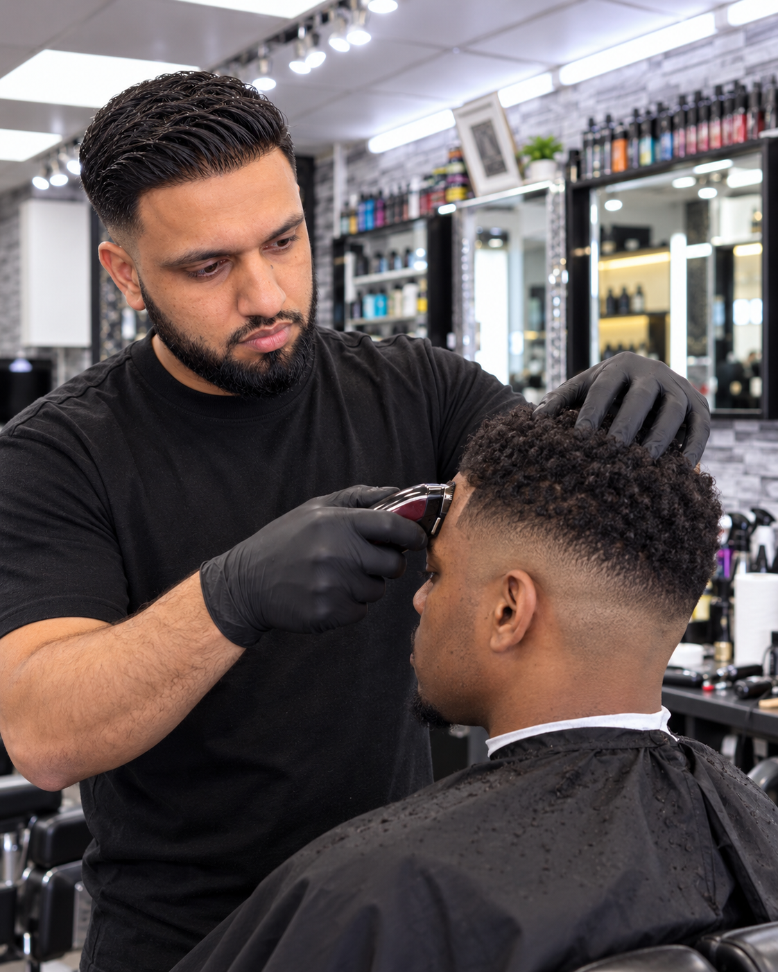 THC barber haircut