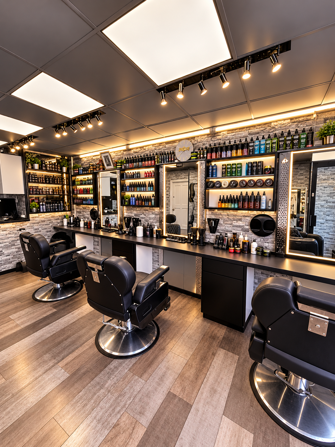Inside THC Trendy Hair Cutz barber shop in Coventry